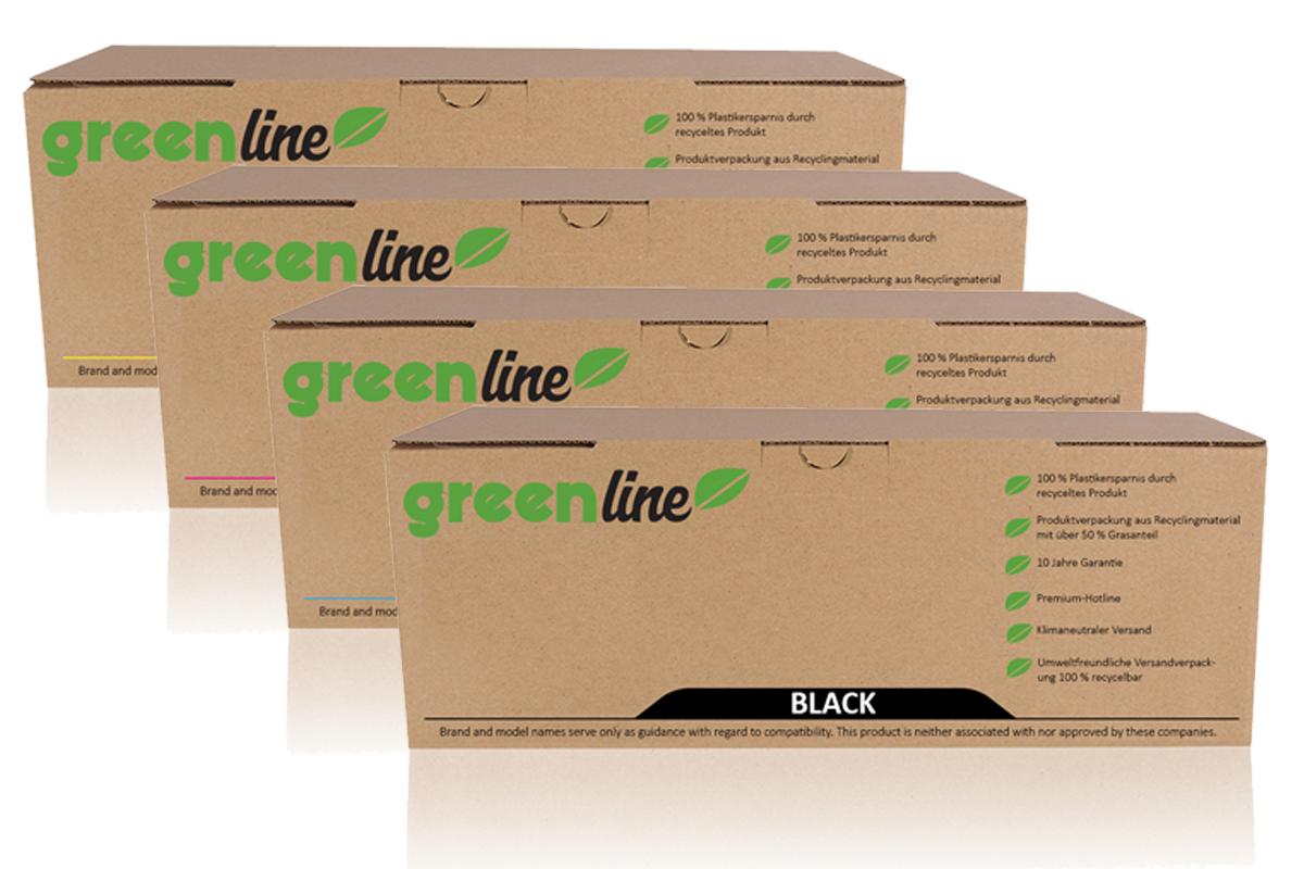 greenline Multipack ersetzt OKI 44973536 enthält 4x Tonerkartusche