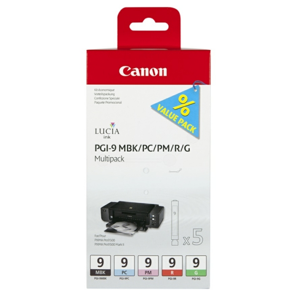 Original Canon 1033B013 / PGI-9 Tintenpatrone MultiPack