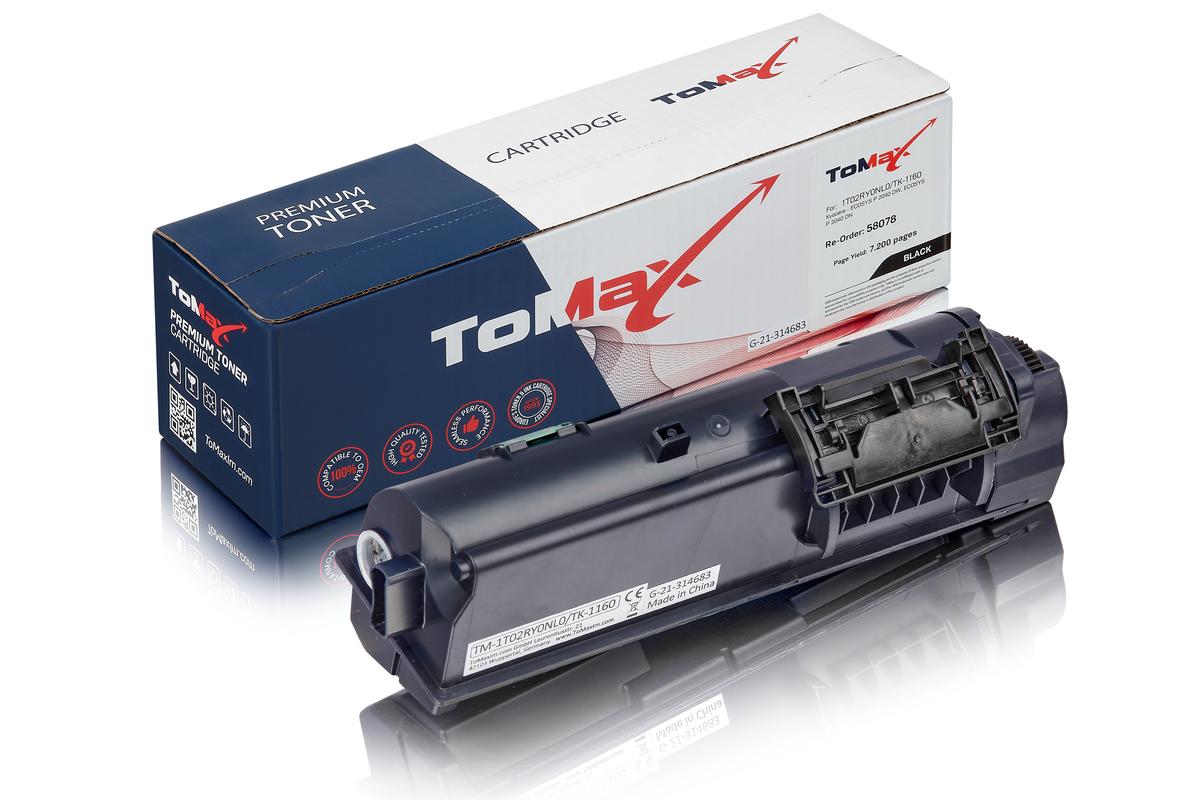 ToMax Premium ersetzt Kyocera 1T02RY0NL0 / TK-1160 Toner, schwarz günstig kaufen