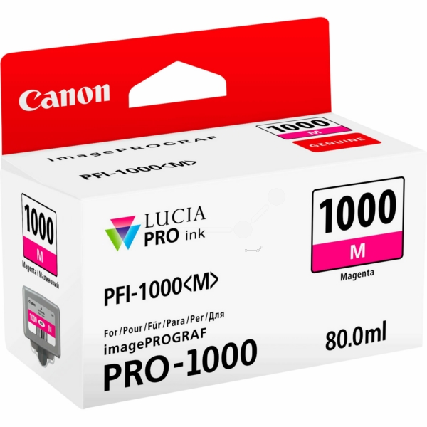 Original Canon 0548C001 / PFI-1000M Tintenpatrone magenta günstig kaufen