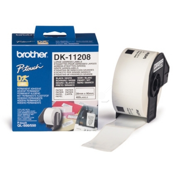 Original Brother DK-11208 P-Touch Etiketten