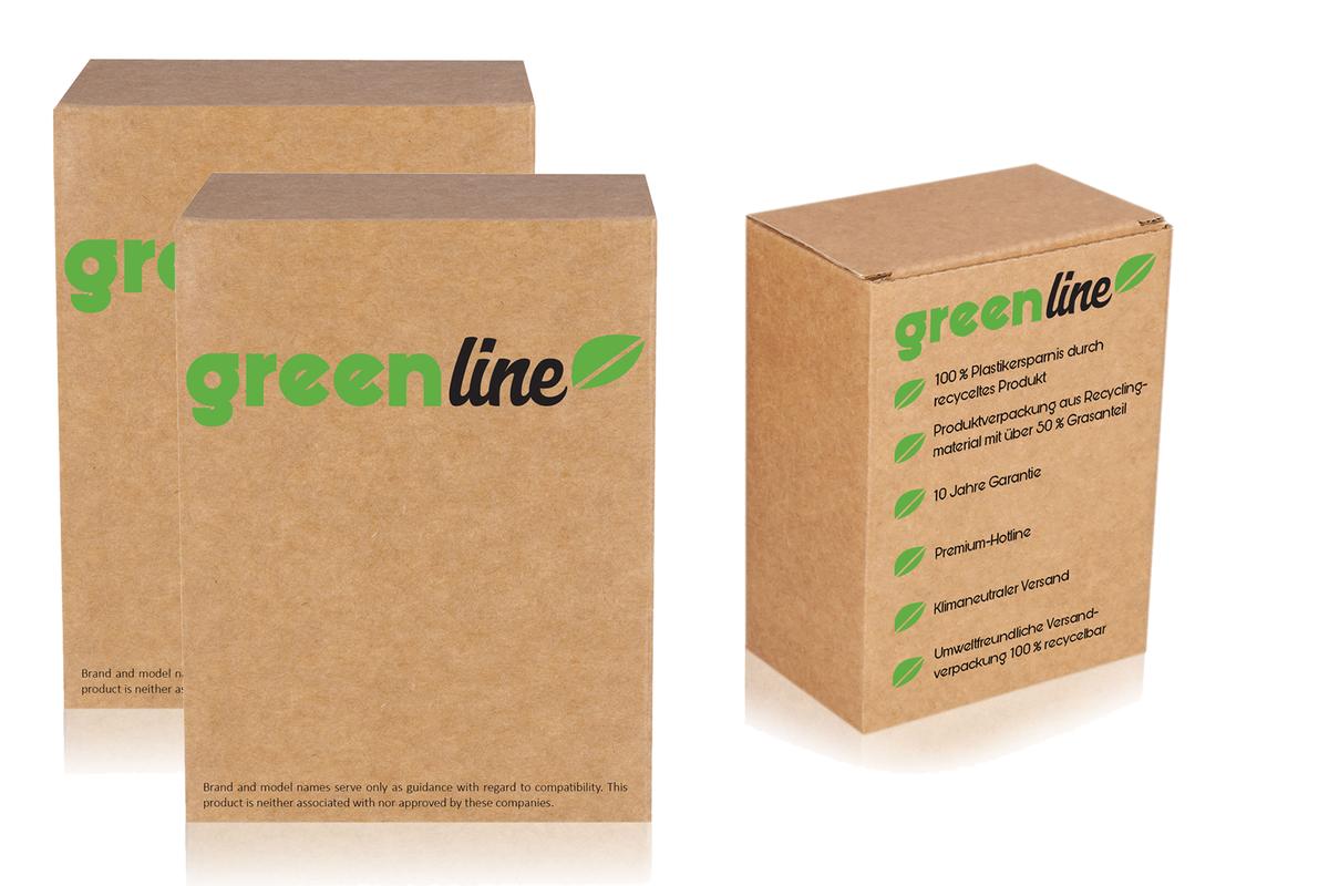 greenline Multipack ersetzt HP F6U68AE / 302XL enthält 2x Druckkopfpatrone