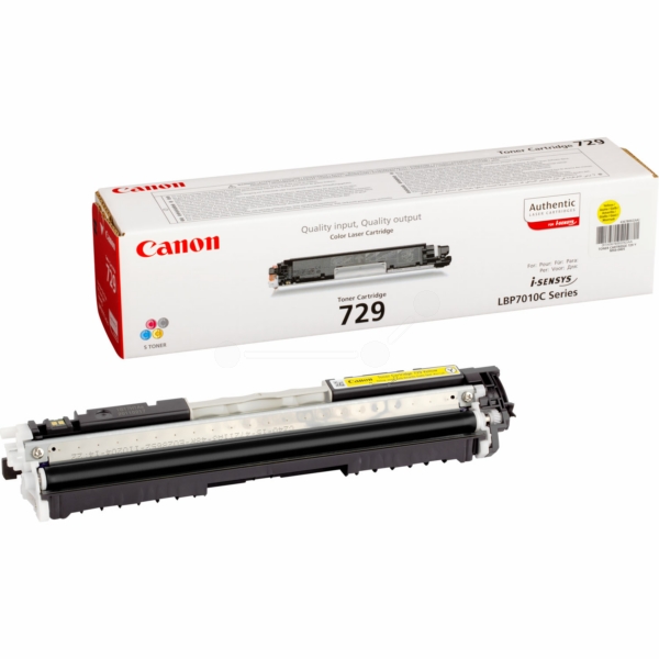 Original Canon 4367B002 / 729Y Toner gelb