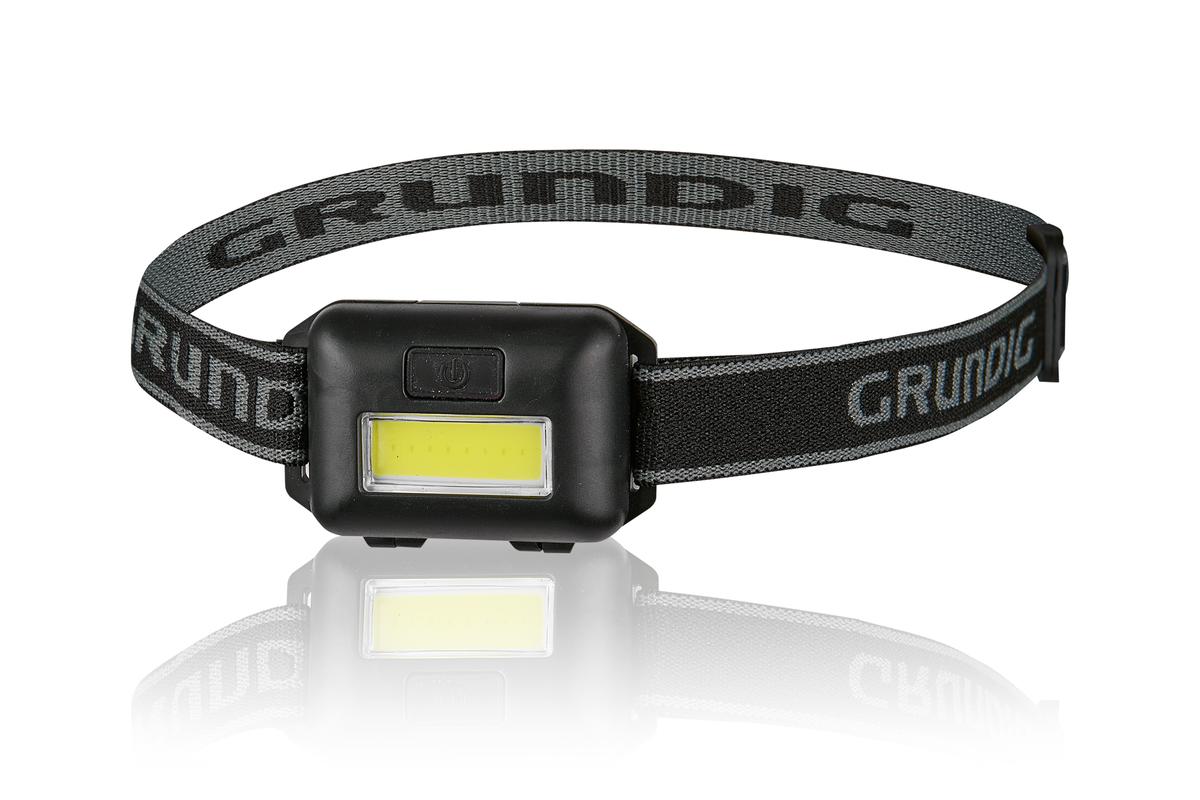 Grundig LED-Stirnlampe, 80 Lumen, verschiedene Farben