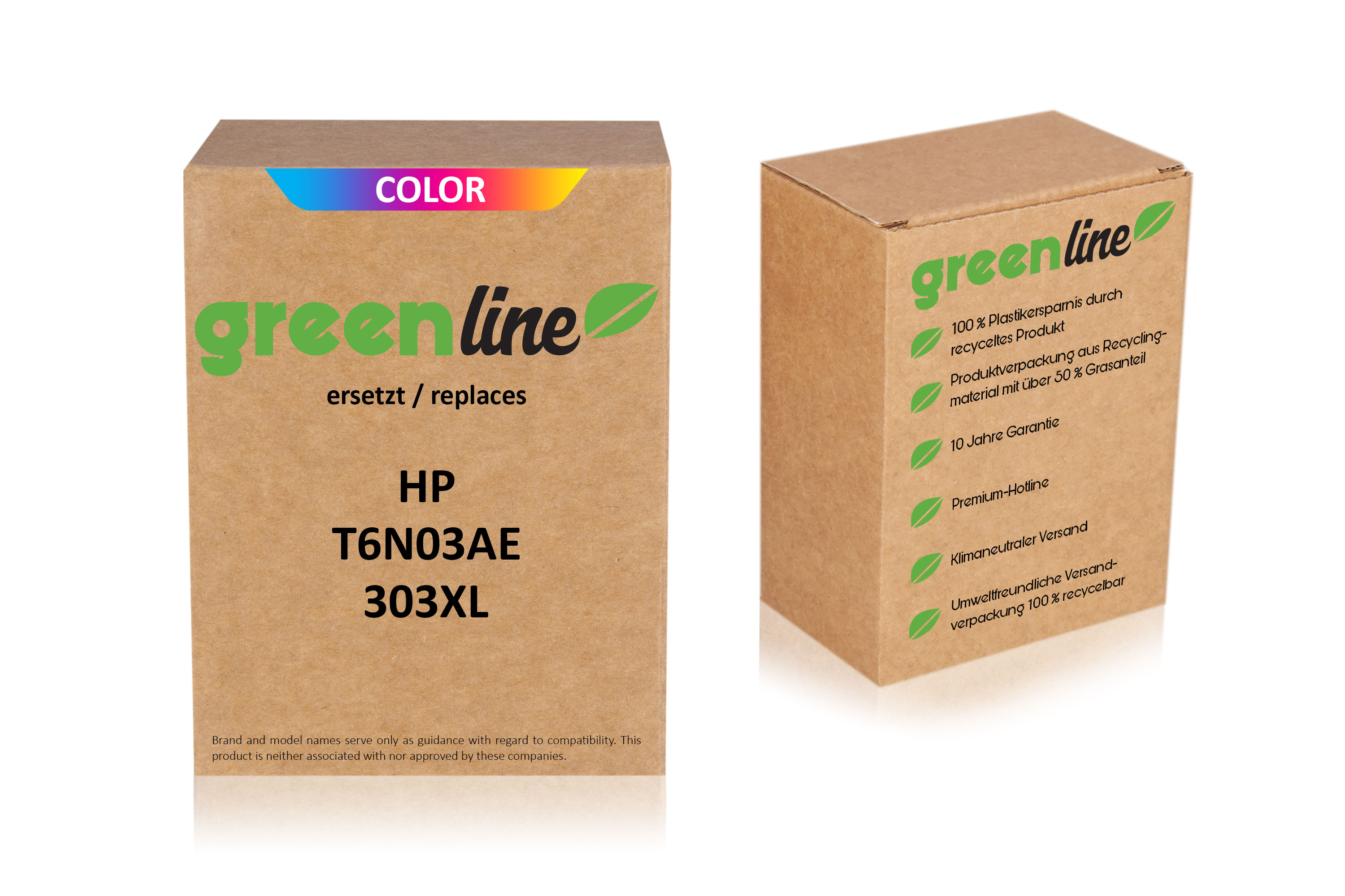 greenline ersetzt HP T6N03AE / 303XL Druckkopfpatrone, color