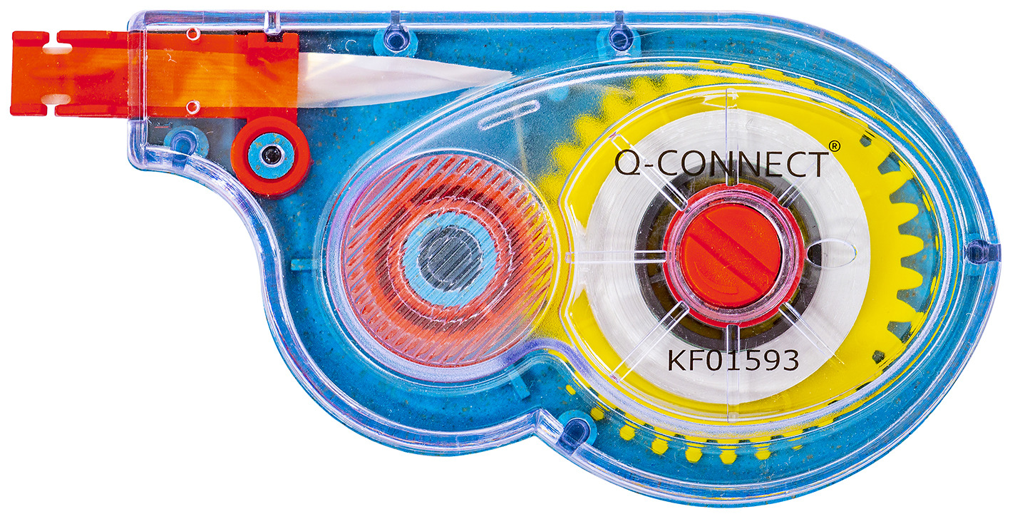 Q-CONNECT Korrekturroller, 5mmx8m, transparent