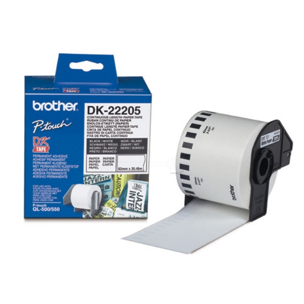 Original Brother DK-22205 P-Touch Etiketten