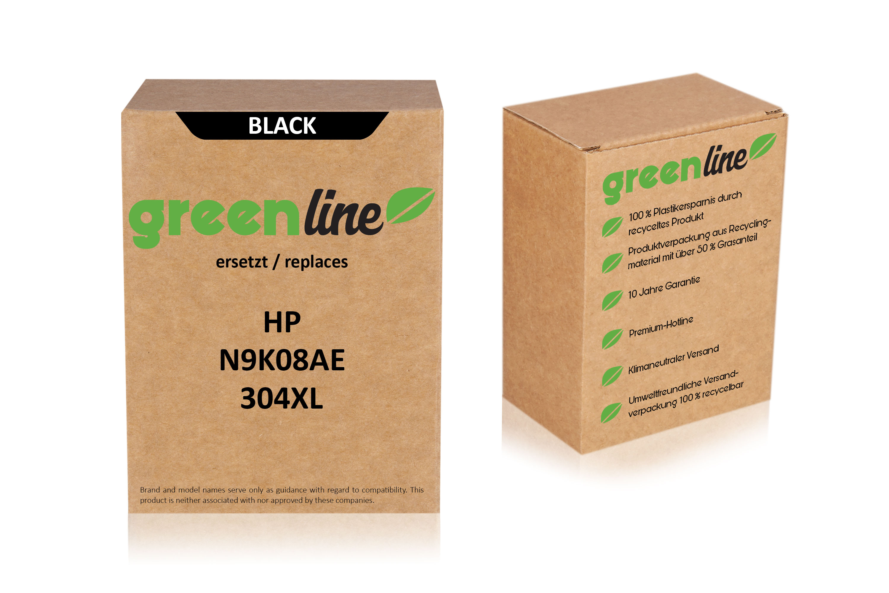 greenline ersetzt HP N9K08AE / 304XL Druckkopfpatrone, schwarz günstig kaufen