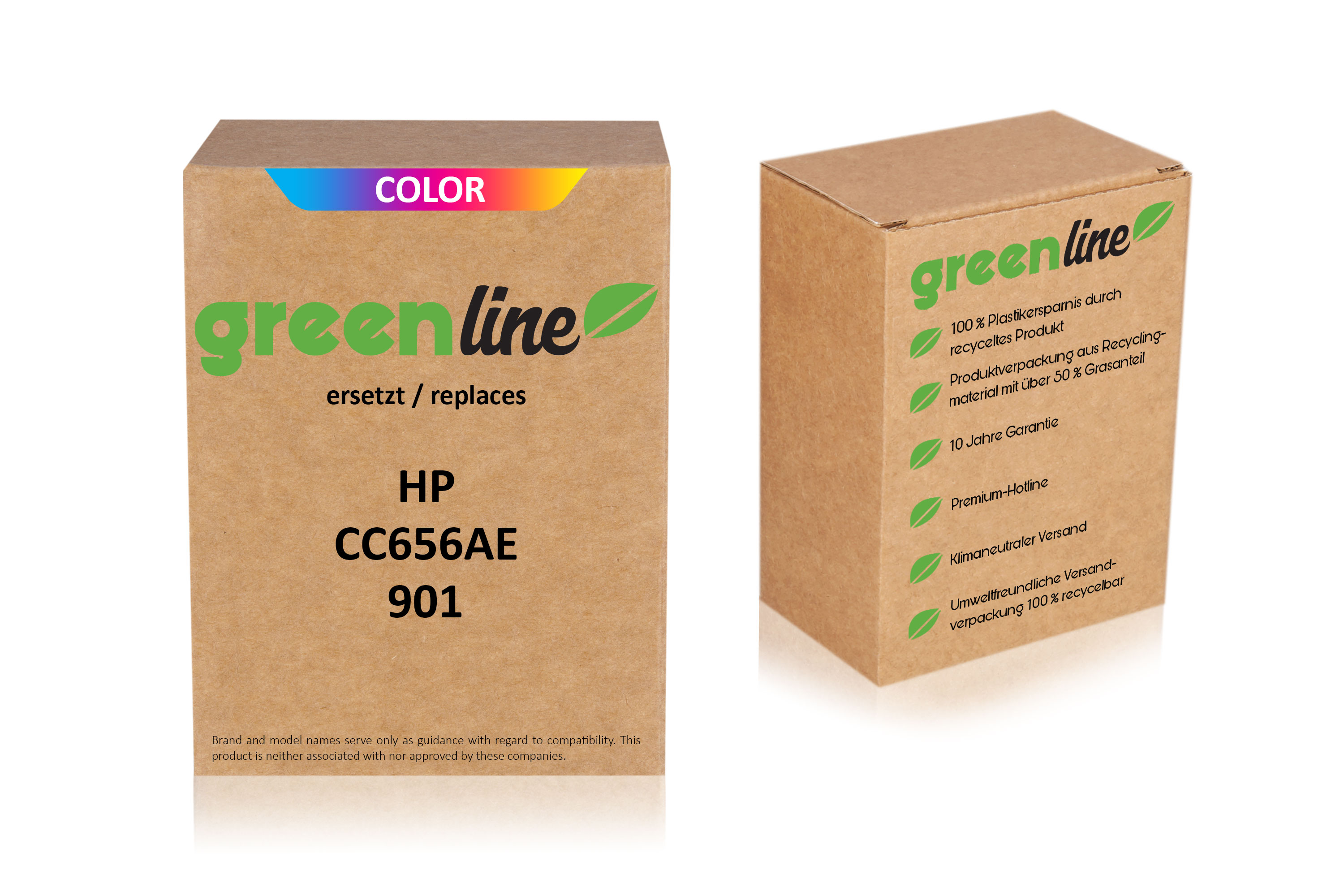 greenline ersetzt HP CC 656 AE / 901 Druckkopfpatrone, color günstig kaufen