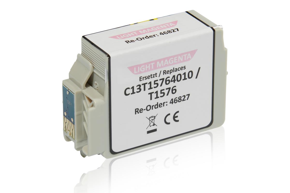 Kompatibel zu Epson C13T15764010 / T1576 Tintenpatrone, light magenta günstig kaufen