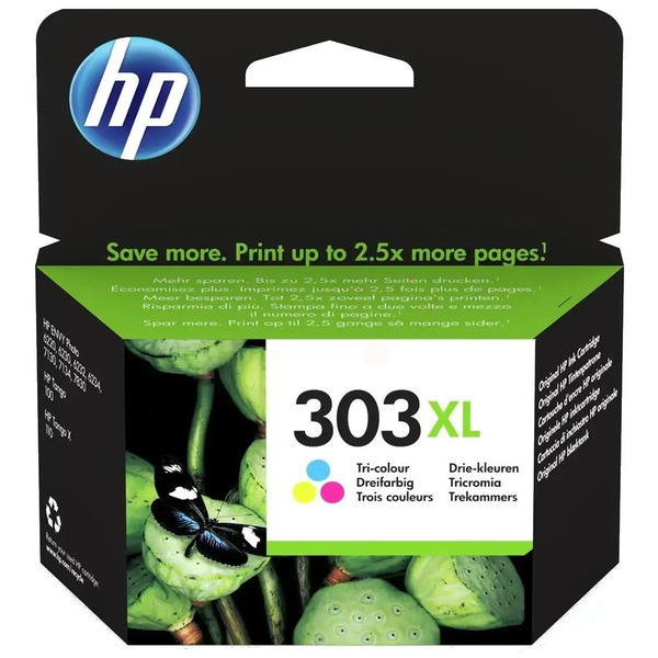 Original HP T6N03AE / 303XL Druckkopfpatrone color