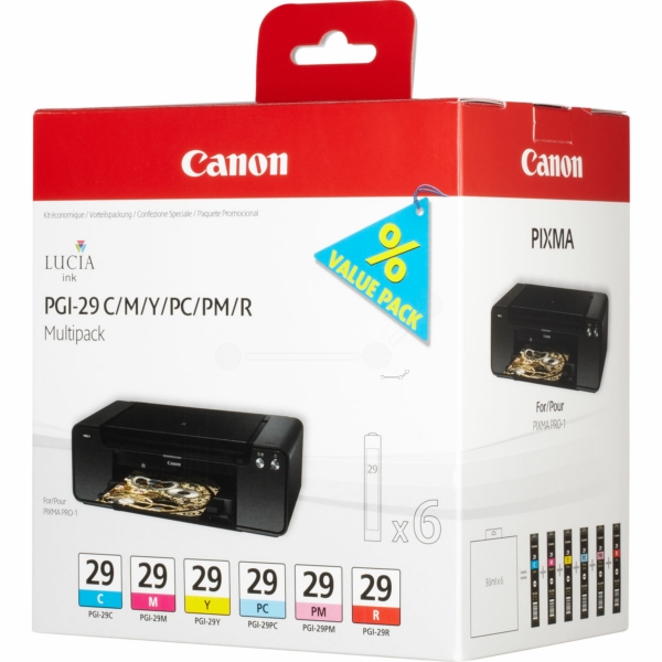 Original Canon 4873B005 / PGI-29 Tintenpatrone MultiPack günstig kaufen