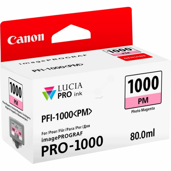 Original Canon 0551C001 / PFI-1000PM Tintenpatrone magenta hell günstig kaufen