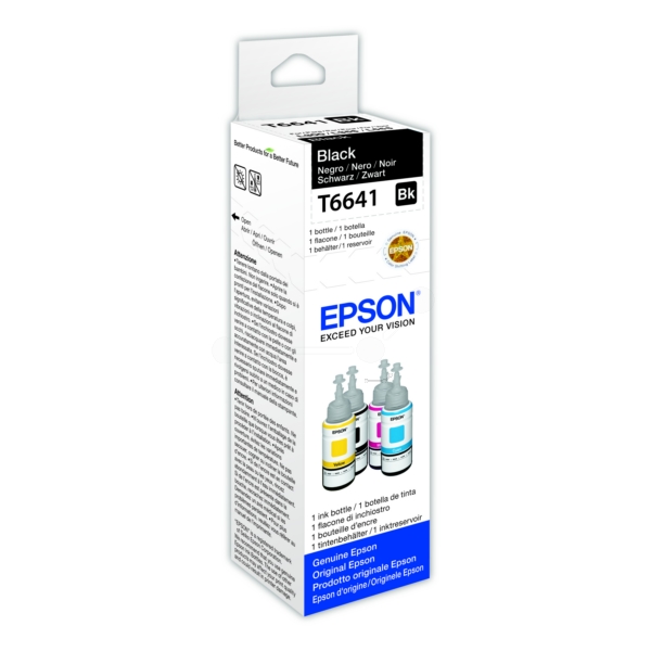 Original Epson C13T 66414A / T6641 Tintenflasche schwarz günstig kaufen