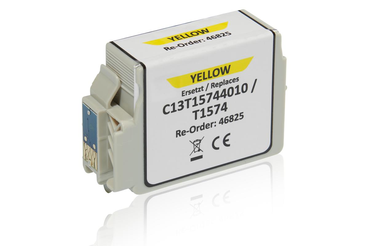 Kompatibel zu Epson C13T15744010 / T1574 Tintenpatrone, gelb günstig kaufen