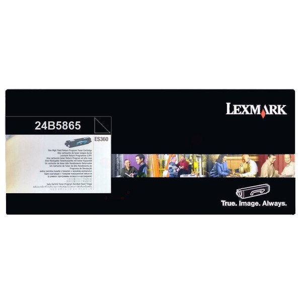 Original Lexmark 24B5865 Toner schwarz günstig kaufen