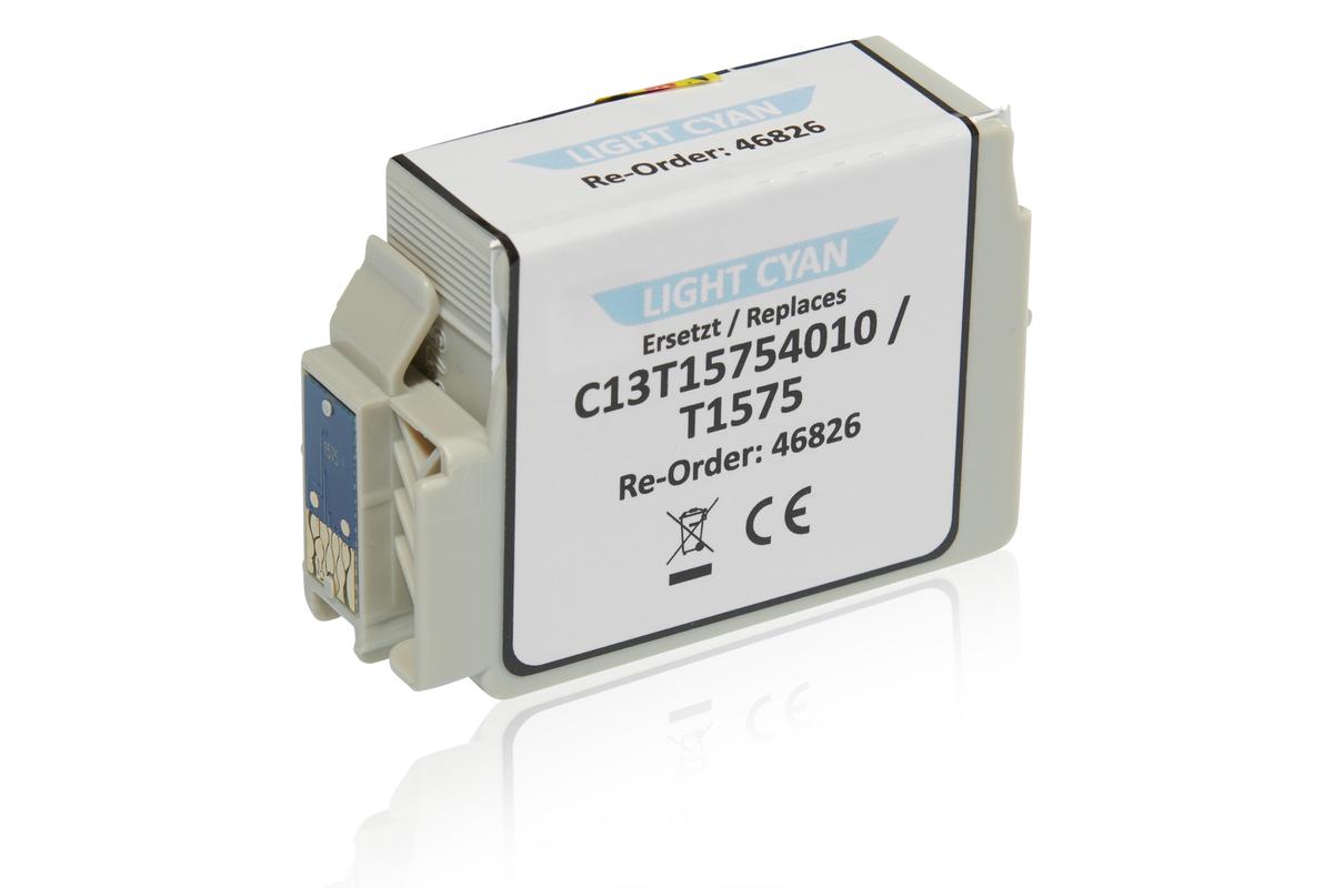 Kompatibel zu Epson C13T15754010 / T1575 Tintenpatrone, light cyan günstig kaufen