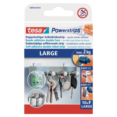  TESA Power Strips large 20x50mm 10 Stück 