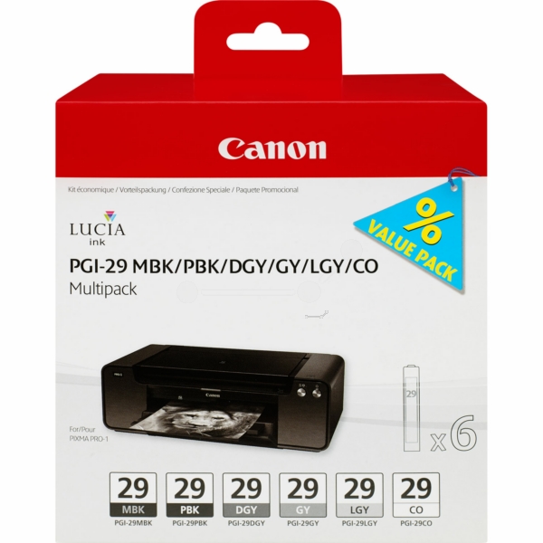 Original Canon 4868B018 / PGI-29 Tintenpatrone MultiPack günstig kaufen