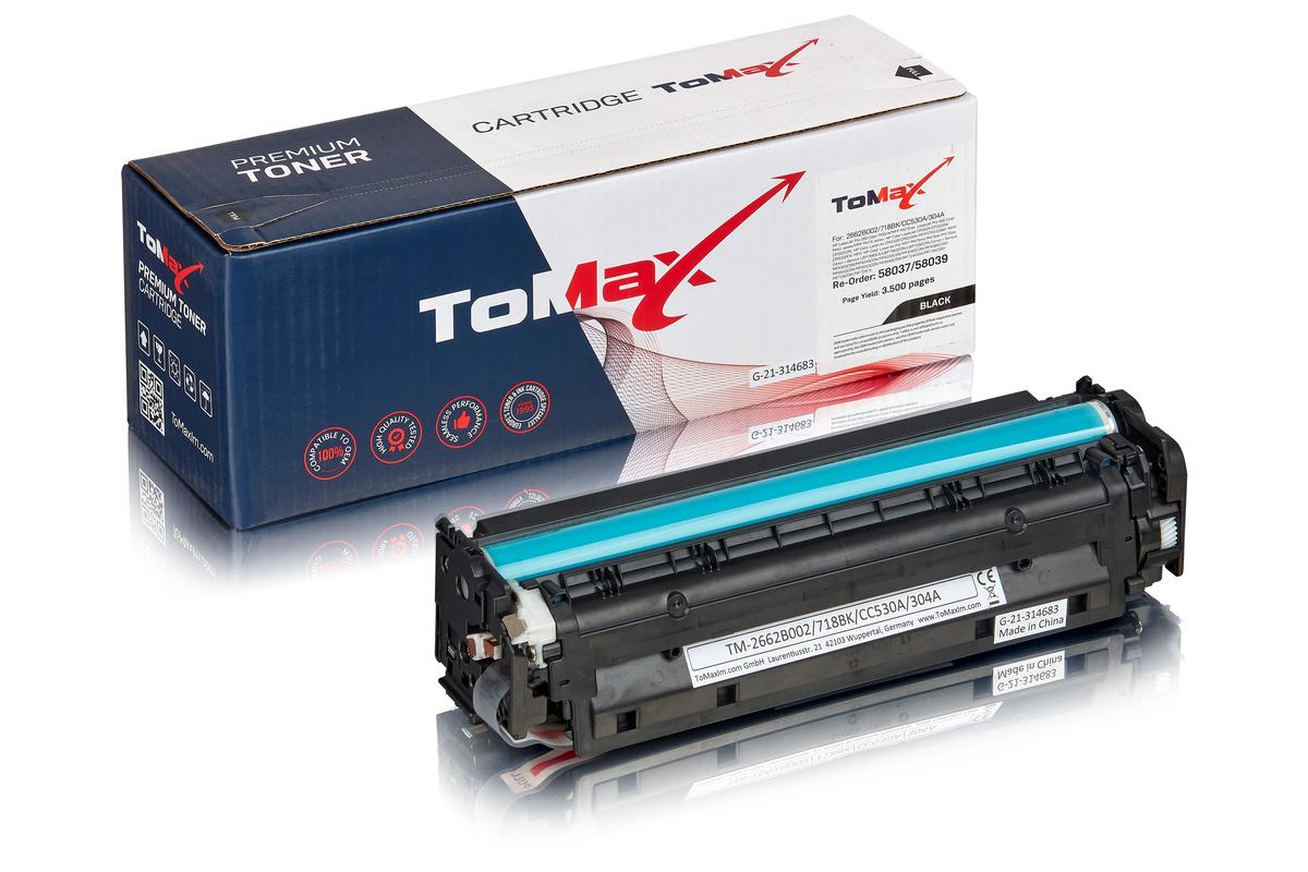 ToMax Premium ersetzt Canon 2662B002 / 718BK Toner, schwarz günstig kaufen